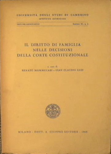 Diritto famiglia nelle - di,