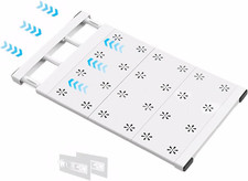 Ripiano Regolabile per Armadio, Mensole per Armadio, Scaffale Senza Fori, Sistem