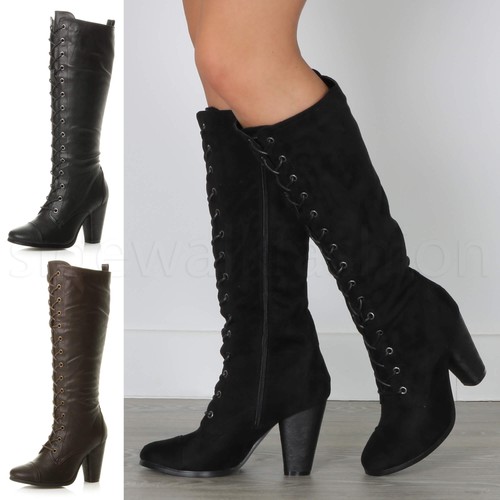 Stivali donna stringati - , al