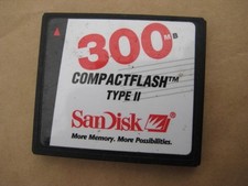 SanDisk 300MB CompactFlash