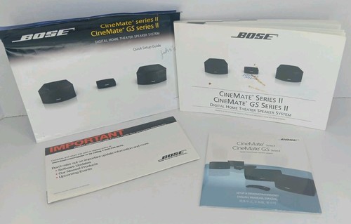 Bose cinemate series - ii, gs