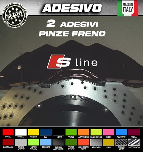 Coppia adesivi per audi pinze - adesivi,