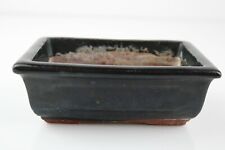 Vaso per BONSAI Japan Giapponese in Terracotta Smaltato Rettangolare a CASCATA