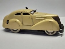 SCHUCO telesteering PATENT 3000 MADE IN U.S.-ZONE GERMANY 1930 RARE TIN TOY CAR