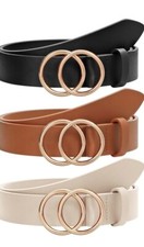 💥Cintura in ecopelle doppia