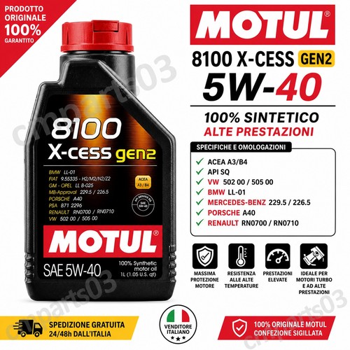 Motul 8100 cess gen2 - gen2, 5w-40