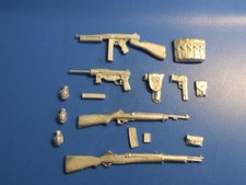 America. Set armi, seconda guerra mondiale, accessori carri armati RC, scala 1:16