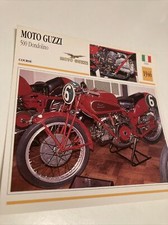 Moto Guzzi 500 Dondolino 1946 Carta Moto Da Collezione Atlas Italia