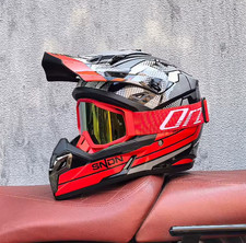 Casco motocross supermotard moto fuoristrada