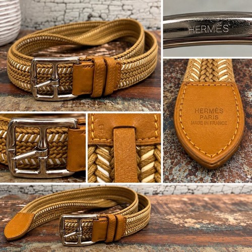 Hermes canvas etriviere belt - etriviere,