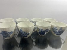 Set of 8 Royal Copenhagen Blue