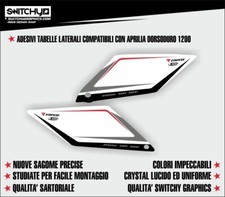 KIT ADESIVI GRAFICHE TABELLE "AP01" compatibili con APRILIA DORSODURO 1200