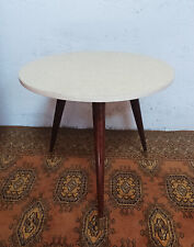 Tavolo Rotondo Tripode Vintage In Formica