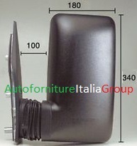 SPECCHIO SPECCHIETTO RETROVISORE SX MANUALE B/CORTO PER DAILY 00>05 2000>2005