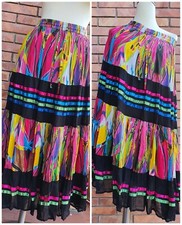 Gonna estiva POSITANO by JEAN PAUL lunga cotone FLOREALE 