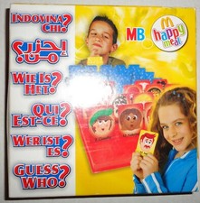 Gioco di società Indovina Chi ? MB - Versione mini McDonald's Happy Meal raro