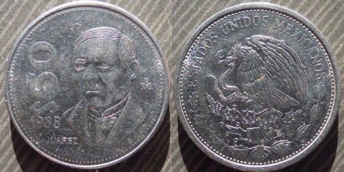 Mexico pesos 1988 - #,