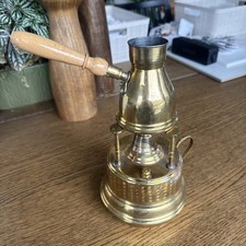 Caffettiera turca in ottone egiziano (bruciatore alcool) filamento di cotone fatta a mano