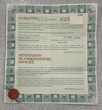 Rolex Date 15200 Guarantee