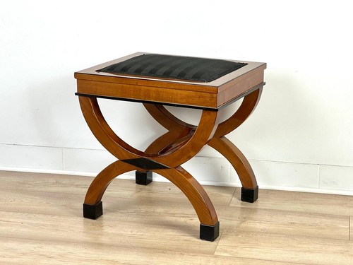 Sgabello biedermeier stile - biedermeier,