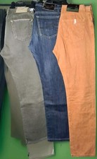 3 JACOB COHËN Jeans taglia 32 classici 1 Arancio - 1 Verde - 1 Blu Jeans - usati