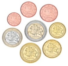 Lituania set di 8 monete euro