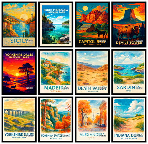 Poster parchi nazionali famosi - poster,