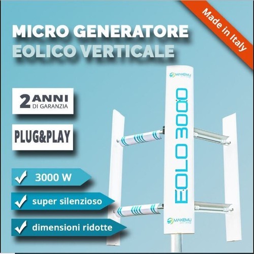 Mini pala eolica asse - mini,