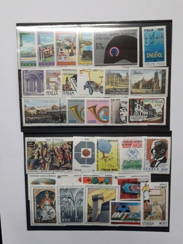 1989 italia francobolli annata - 1989,