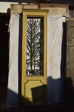 divisorio separè parete a muro porta laccata grata ferro bronzo