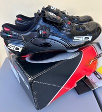 SCARPE SIDI WIRE CARBON - STRADA - NERO LUCIDO - TG 43 - OTTIMO STATO