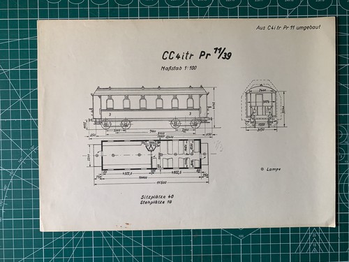 Disegno tecnico carrozza - disegno,