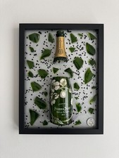 Quadro in resina con bottiglia