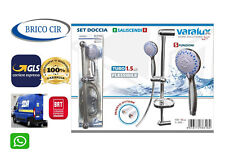 ASTA SALISCENDI CROMATA COLONNA DOCCIA SOFFIONE FISSO DOCCETTA SALI SCENDI 3 fun