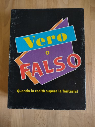 Vero falso gioco in - "vero,
