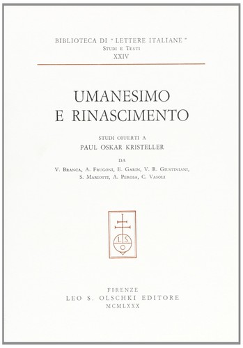 Umanesimo rinascimento - umanesimo, e