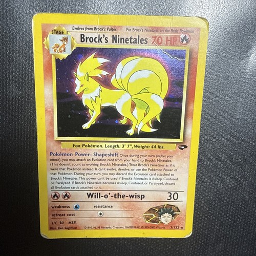 Pokémon tcg brock ninetales - tcg, brock's