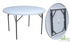 TAVOLO TONDO ROTONDO IN HDPE