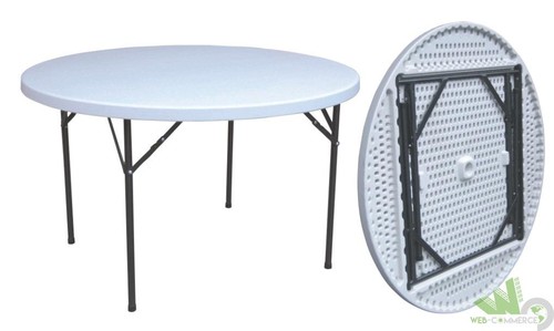 Tavolo tondo rotondo hdpe - tondo, in