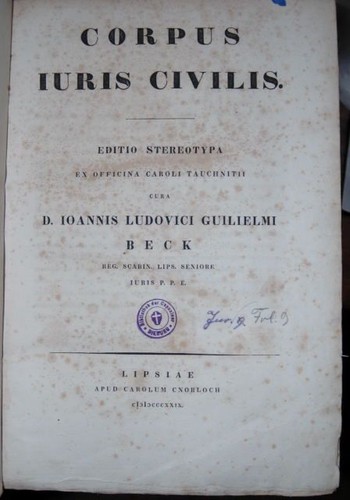 Beck corpus juris - corpus,