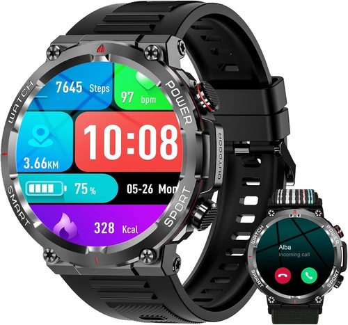 Smartwatch militare uomo con - smartwatch,