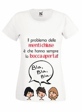 Maglia scritte spiritosa menti - maglia,
