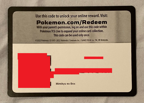 Mimikyu box online - box, code