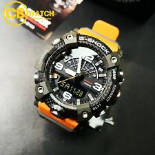 OROLOGIO CASIO G-SHOCK GG-B100-1A9 MUDMASTER x CARBONIO QUAD SENSORE ARANCIONE x NERO