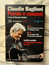 CLAUDIO BAGLIONI COFANETTO PAROLE E CANZONI LIBRO + DVD EINAUDI VINCENZO MOLLICA