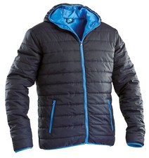 Giubbotto piumino giacca uomo cappuccio giubotto giubbino invernale da lavoro