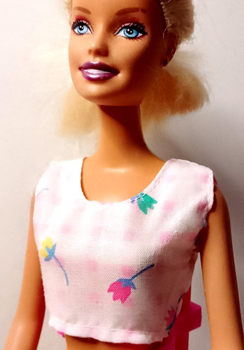 Barbie 80s mattel top - barbie,