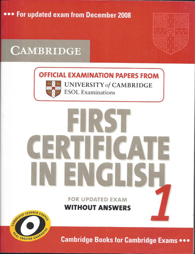 First certificate english - first,