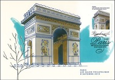 Parigi Salone Filatelico Francia Timbro Esposizione Aland Finlandia Maxi Card 2010