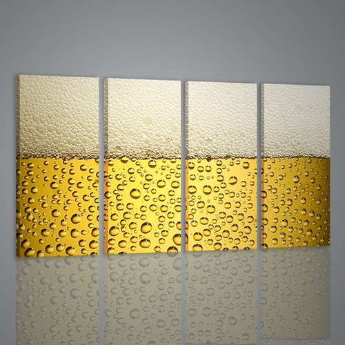 Quadri moderni beer - moderni, quadro